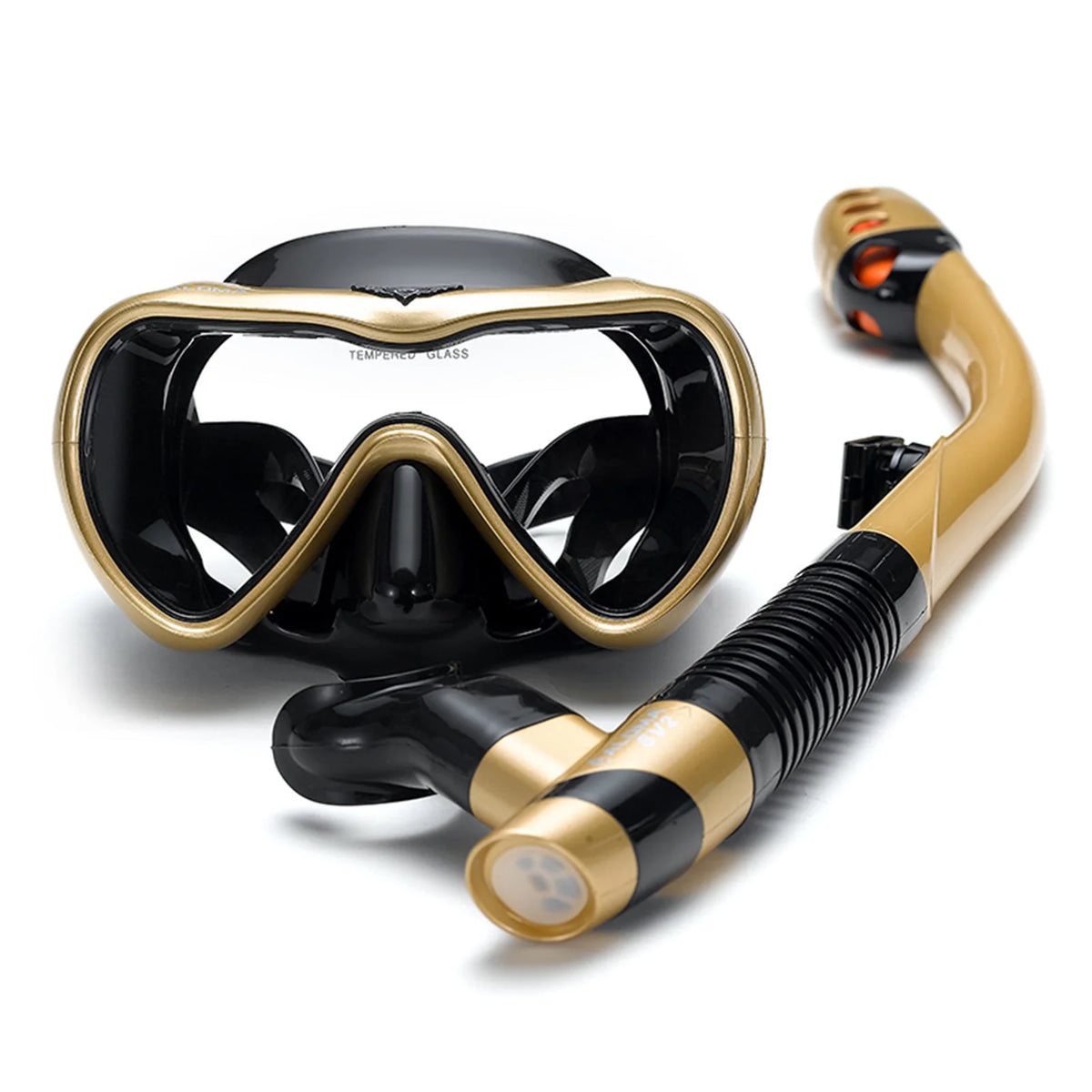Snorkel Set with Swimming Goggles and Dry Snorkel Tube J17566
