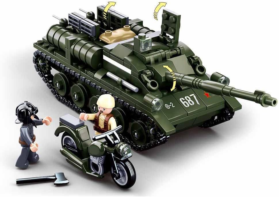 Su-85 Tank Building Block (338 PCS) with 2 Soldier Figures N966983