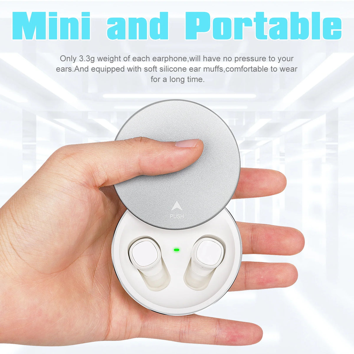 Sports Wireless Earbuds with Mic U6815