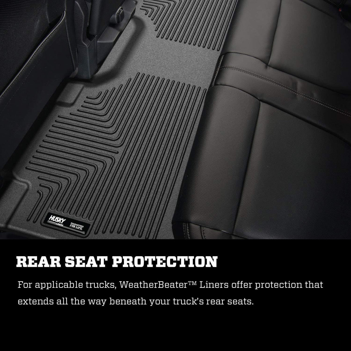 Black Front Floor Liners 2 Pcs P526