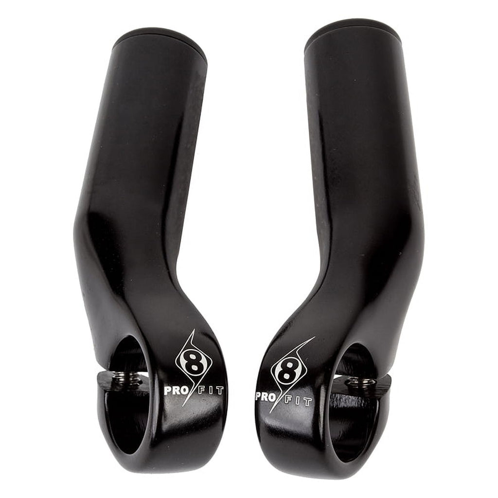 Black Alloy Handlebar End Bar Ends Q720