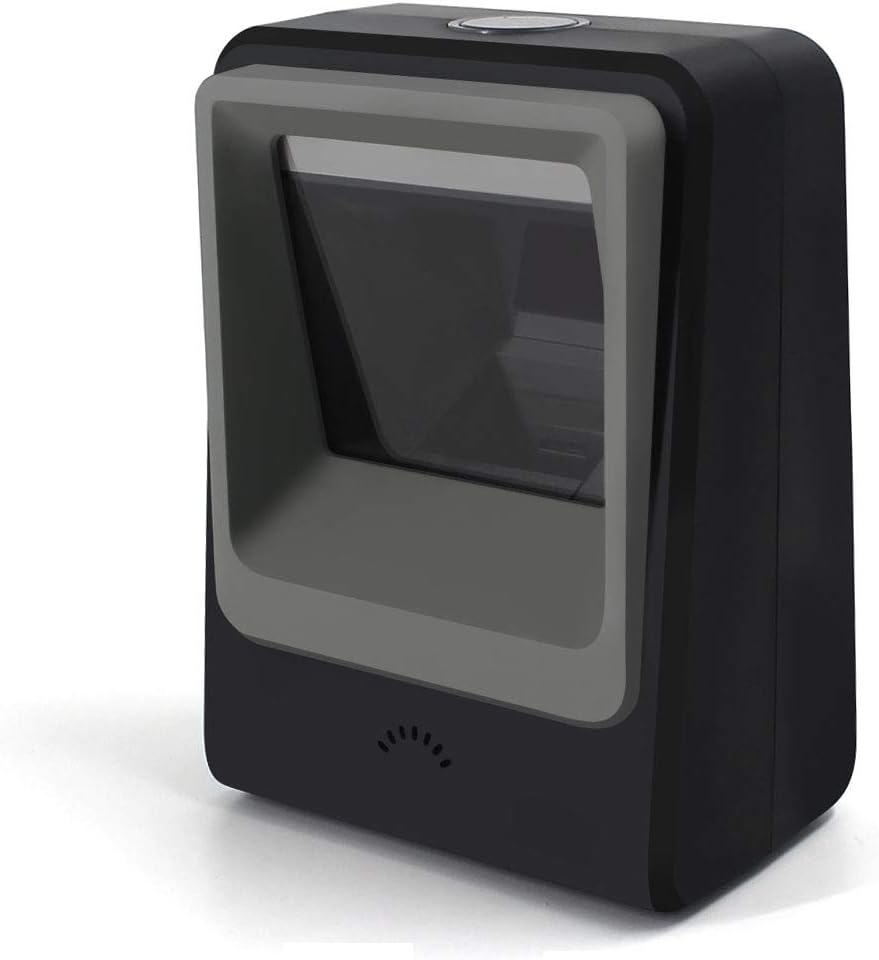 Black Pack of 2 Omnidirectional Desktop Barcode Scanner A770