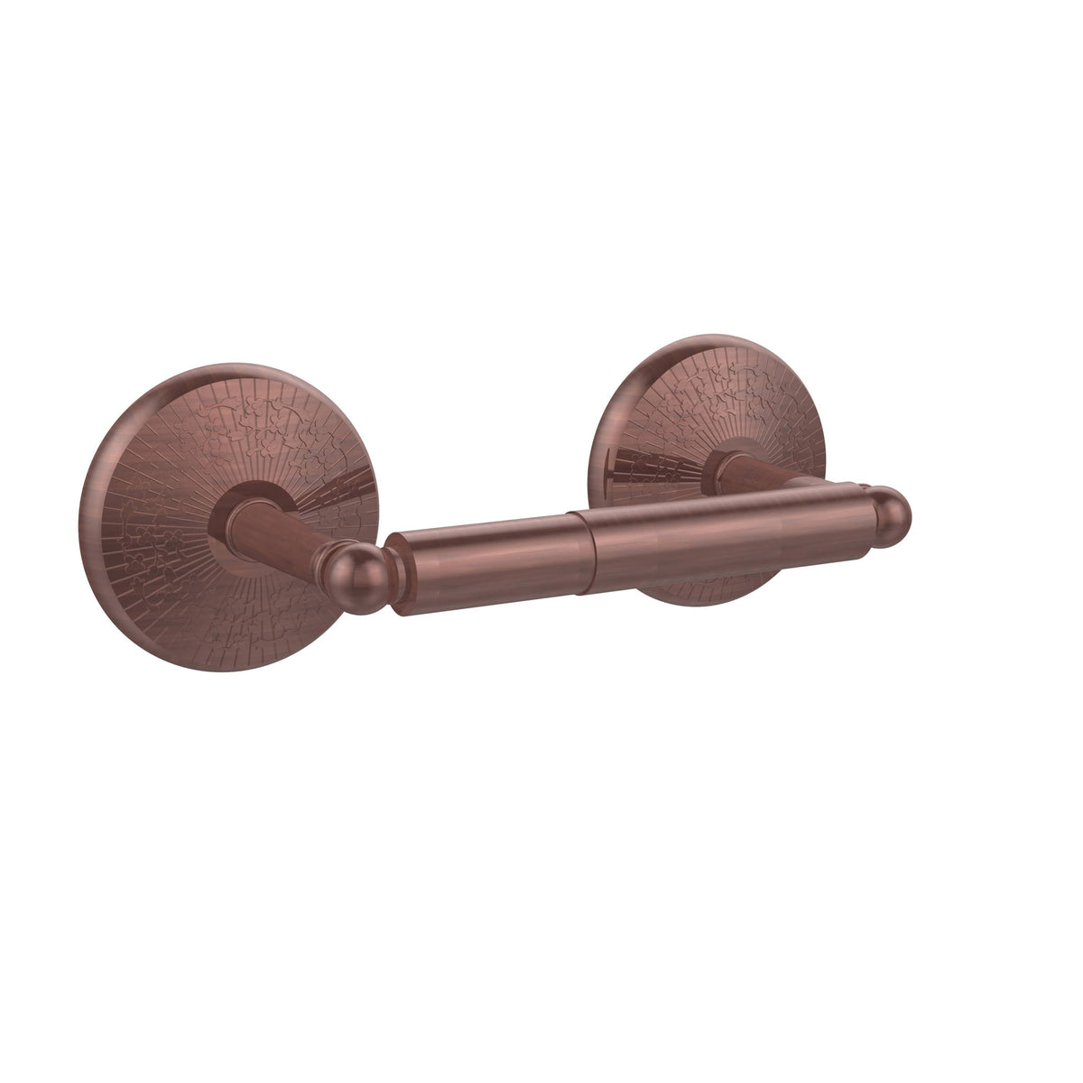 Antique Copper 2 Post Toilet Tissue Holder W7066