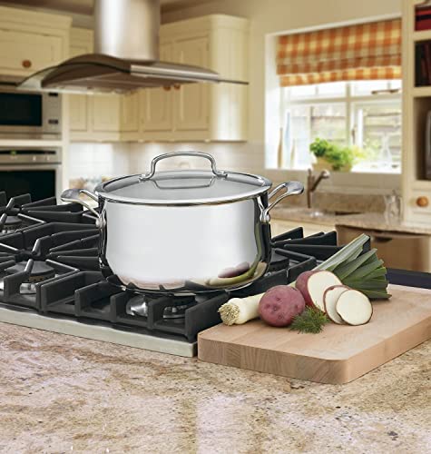 6-Quart Stainless Saucepot with Glass Cover I325015