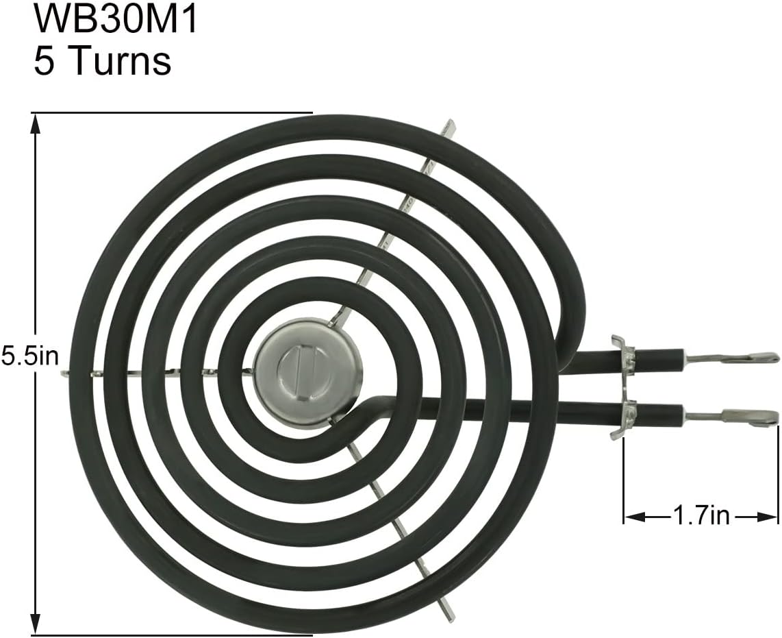 2 pcs 6 Inch and 2 pcs 8 Inch Range Stove Top Surface Element Burner Kit L5075