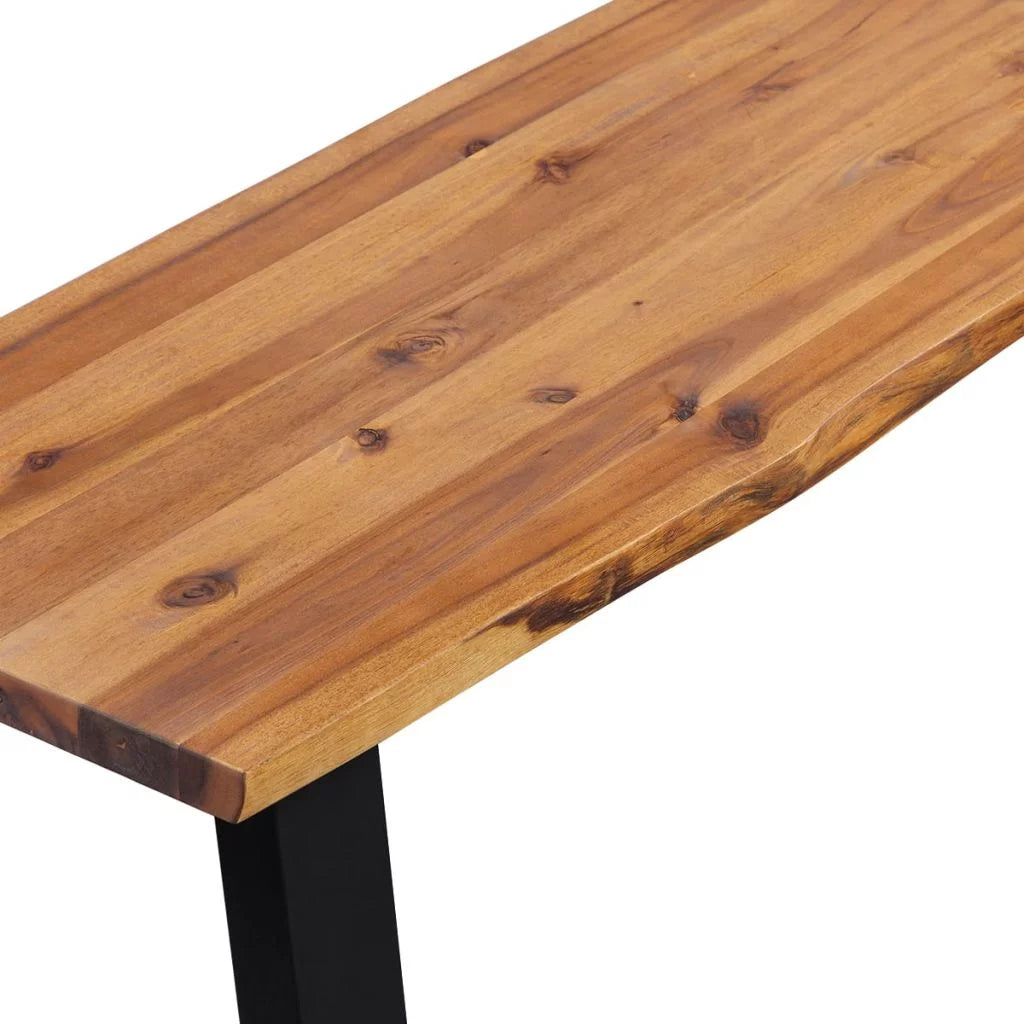 Solid Acacia Wood Bench C30226