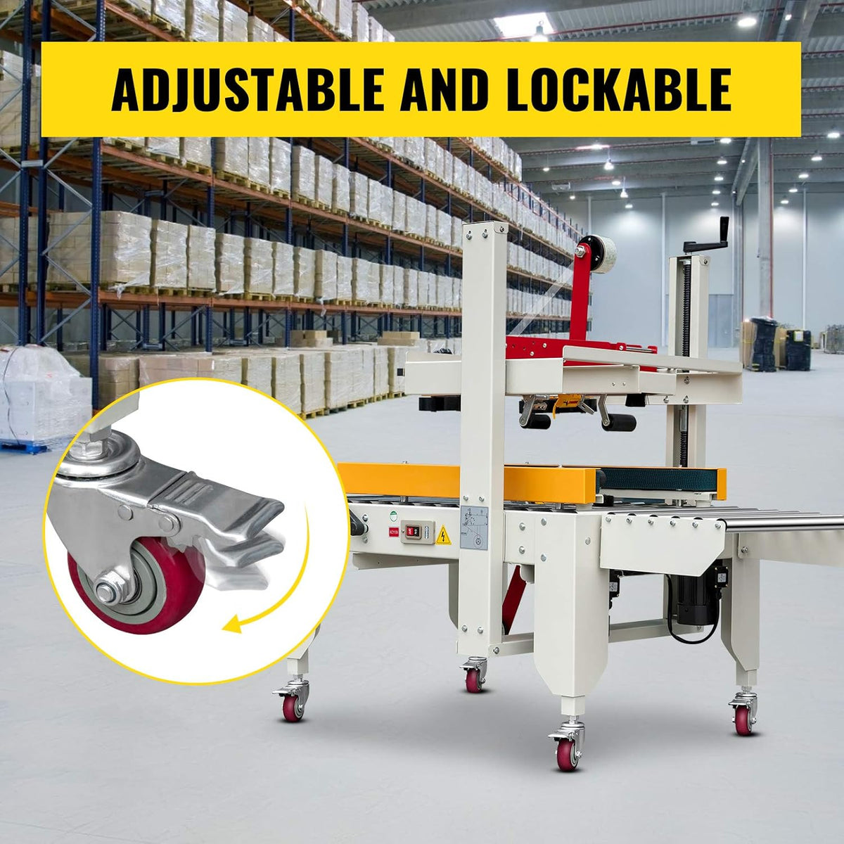 180W Automatic Carton Sealer with Four Rolls of Tape X129435
