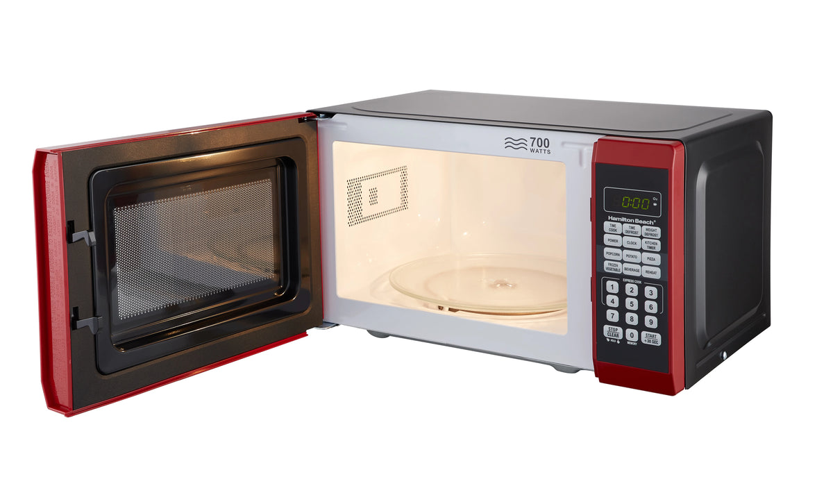 Red Microwave Oven I2982