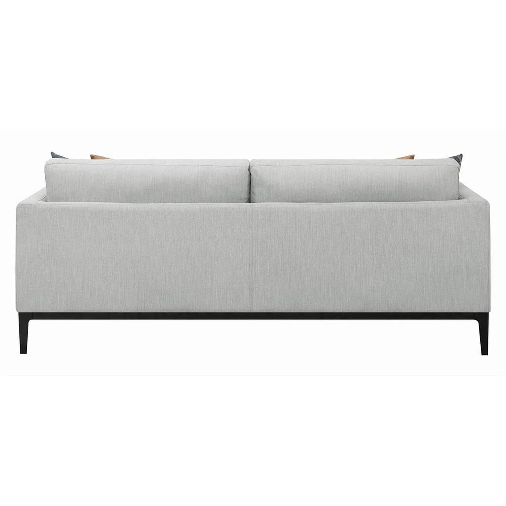 Light Gray Upholstered Fabric Sofa M30142