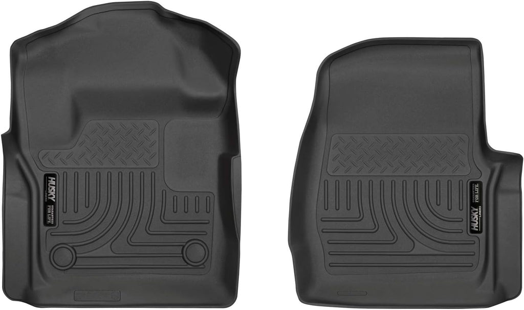 Black Front Floor Liners 2 Pcs P526