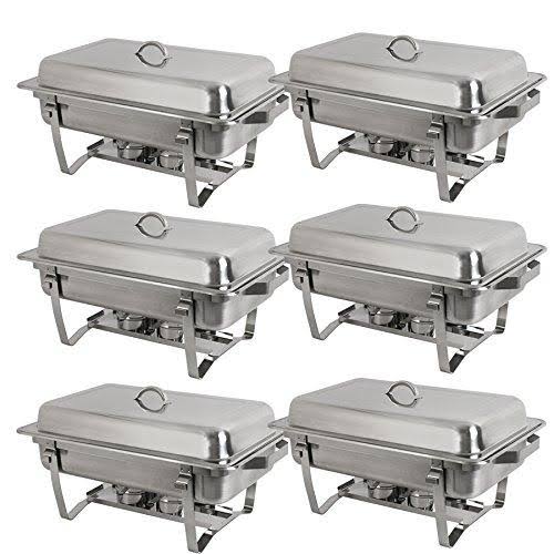 Stainless Steel Chafing Dish 8 Quart Buffet Warmer Tray Kit M632686