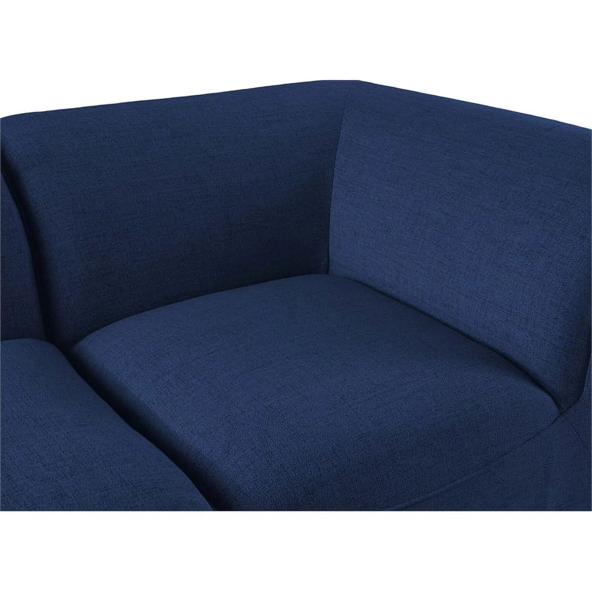 Navy Linen Textured Modular Sofa P120