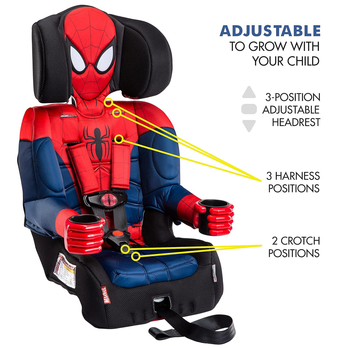 2-in-1 Harness Booster & High Back Booster Car Seats F537335
