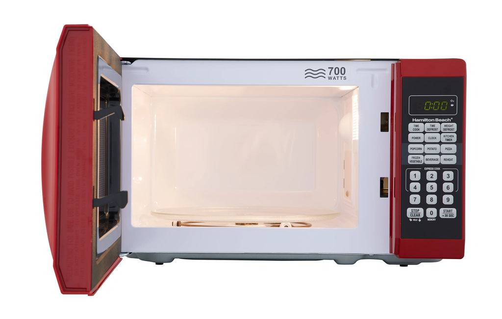 Red Microwave Oven I2982