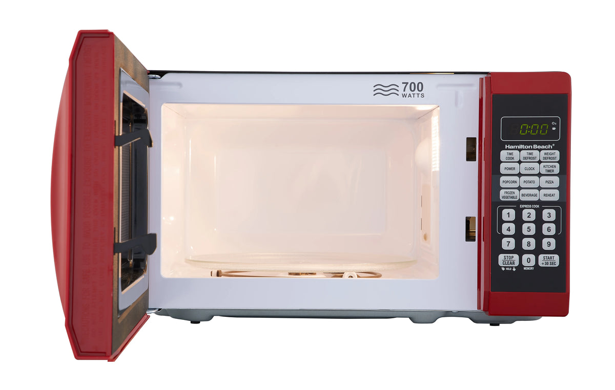 Red Microwave Oven I2982
