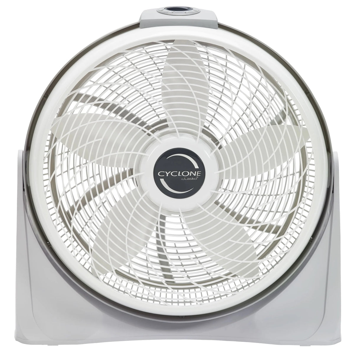20 Inch Portable Pivoting Fan, White L857