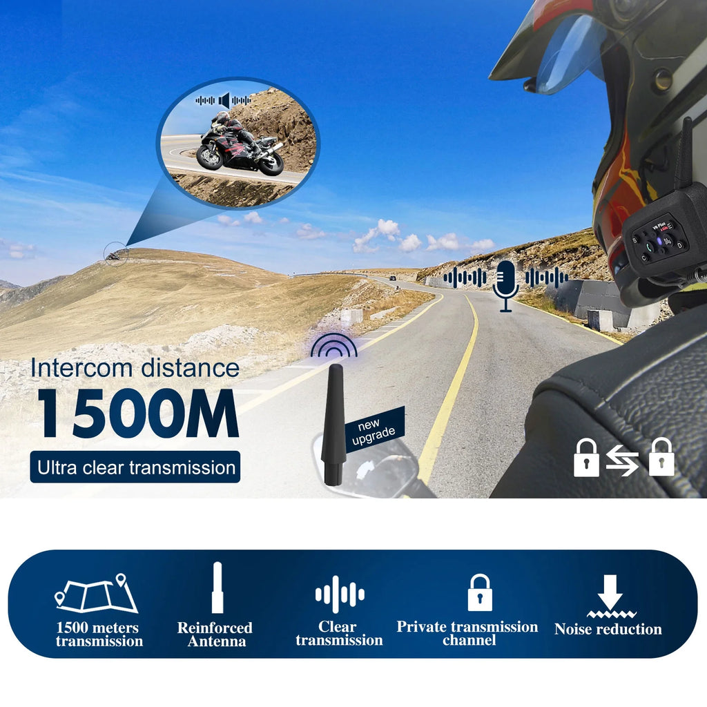 Helmet Headset Intercom Q941
