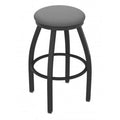 Swivel Counter Stool with Grey Seat O50300