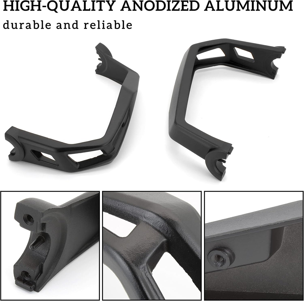Black Aluminum Hand Guards Protector Kit (2PCS) M831419