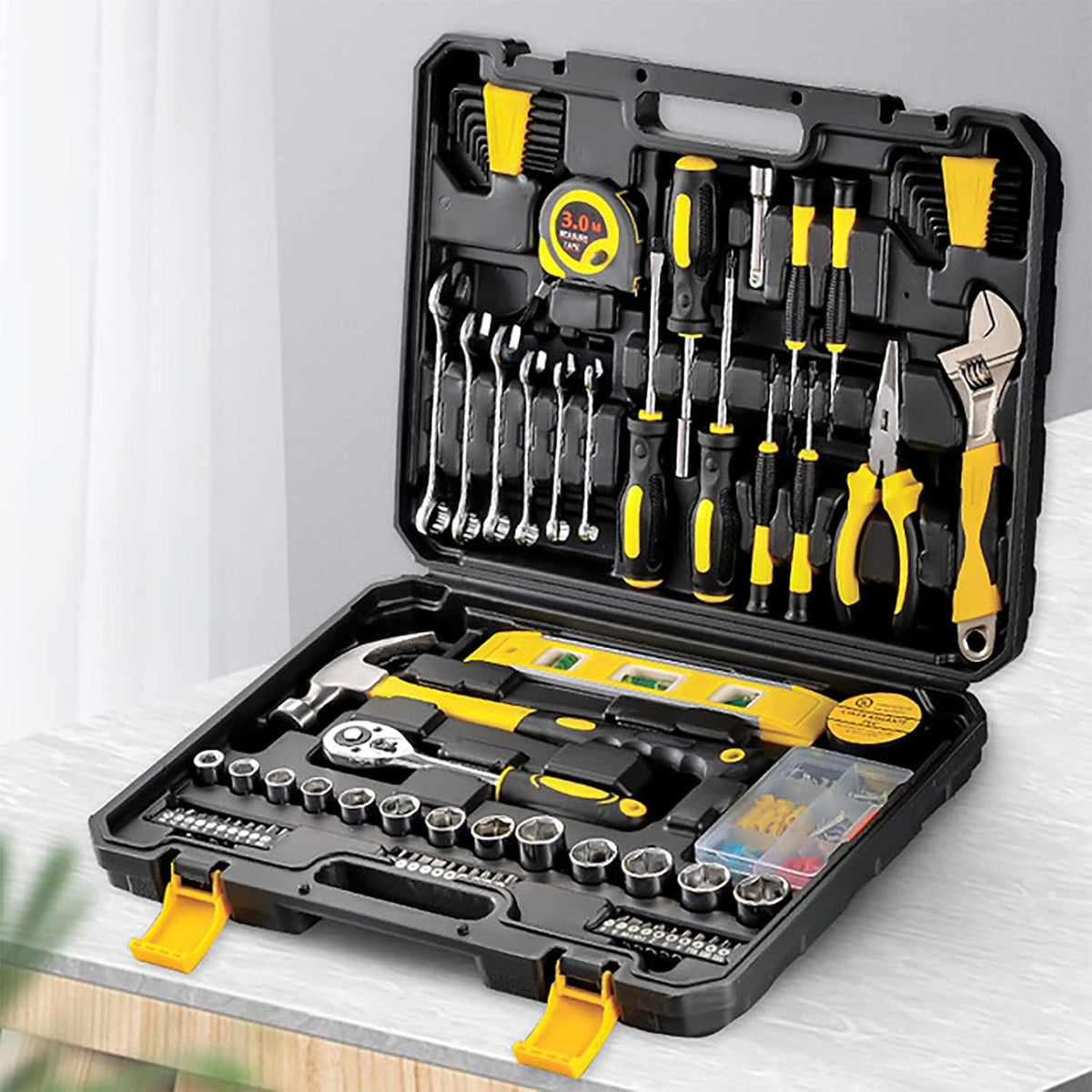 108 Piece General Household Hand Tool Set W7701
