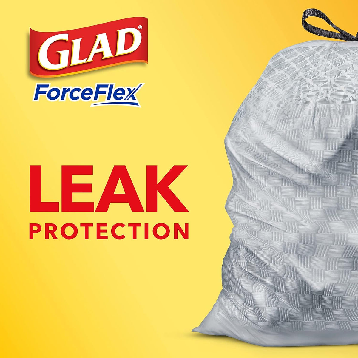 13 Gal Tall Kitchen Drawstring Garbage Bags, 40 Ct G607