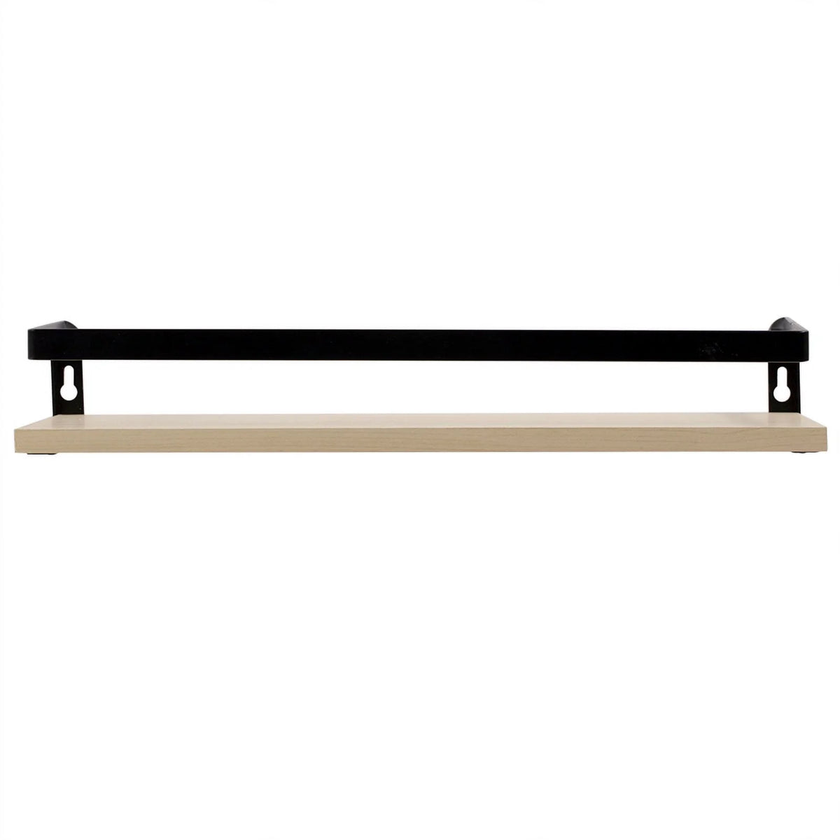 Beige Oak Floating Storage Wall Shelf K76328