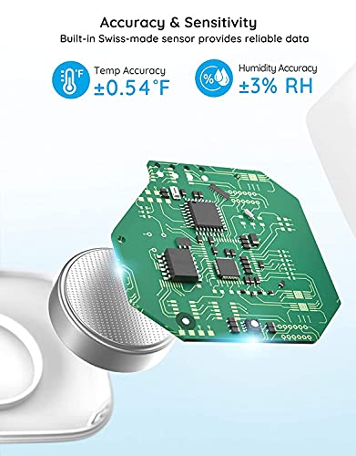 Mini Bluetooth Hygrometer Thermometer U45985