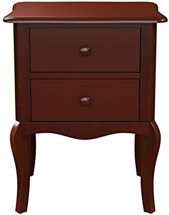 Blue Wood 2-Drawer Nightstand O68114