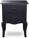 Blue Wood 2-Drawer Nightstand O68114