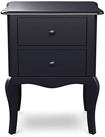Blue Wood 2-Drawer Nightstand O68114