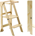 Folding Wooden Toddler Step Stool V450