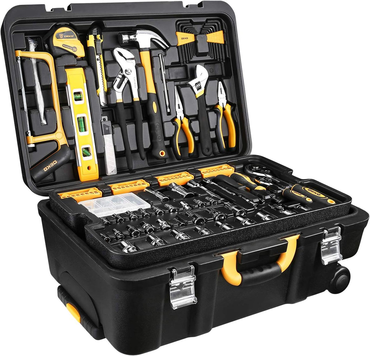 258 Piece Rolling Tool Box Socket Wrench Hand Tool Set R301260
