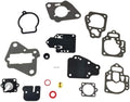 Carburetor Rebuild Kit with Gasket for 6 8 9.9 10 15 20 25 HP 2cyl Outboard Q855