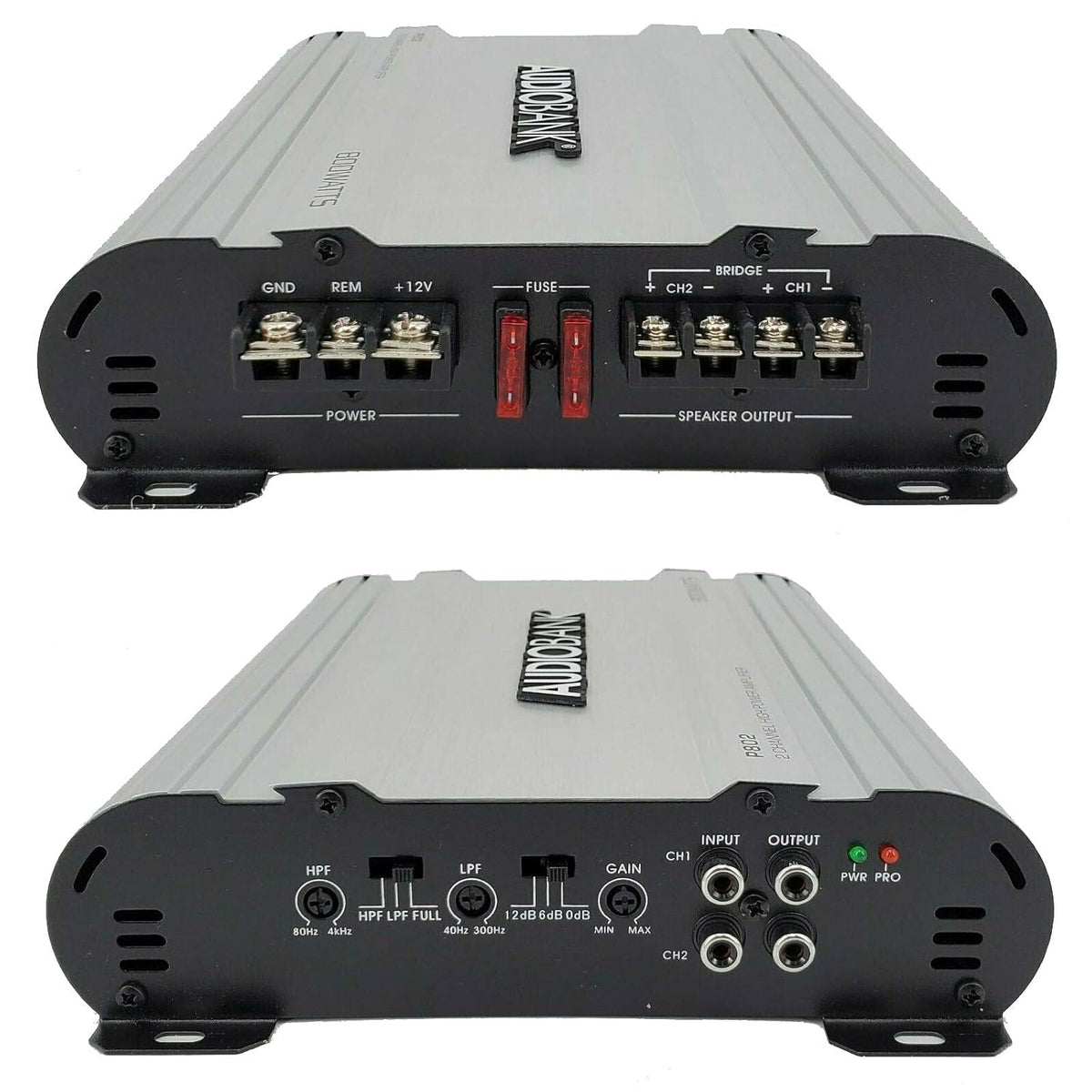 2 Channels 800 Watts Car Audio Stereo Amplifier P241511