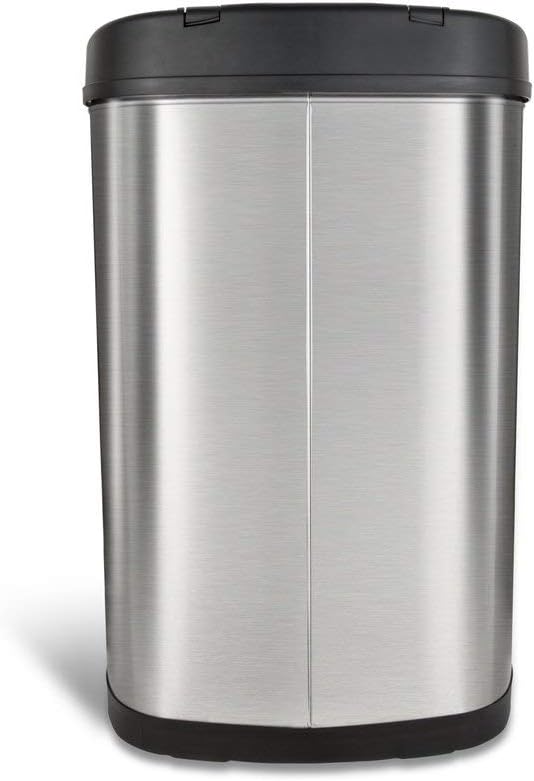 Silver Motion Sensor Trash Can N612