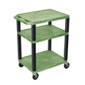 Green 3 Shelf AV Cart G533519