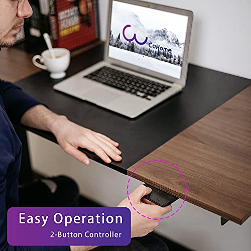 Electric Standing Desk 48 x 24 Inch Height Adjustable Sit Stand Desk with Splice Board S47457