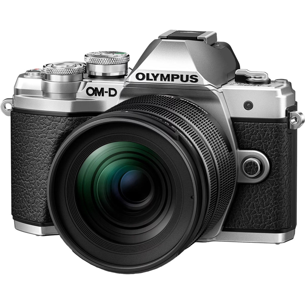 Silver Mirrorless Camera with Lens U22258