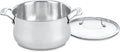 6-Quart Stainless Saucepot with Glass Cover I325015
