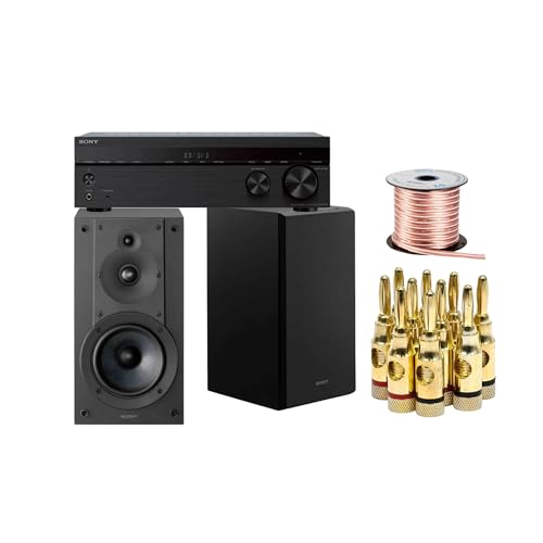5.2-Channel AV Receiver with Bookshelf Speakers Bundle C8417