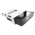 Adhesive 9 Inch Pull Out Under Desk Drawer W8324