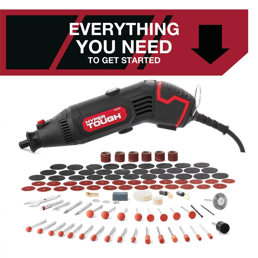 1.5 Amp Corded Rotary Tool with 105 Accessories & Storage Case E71319