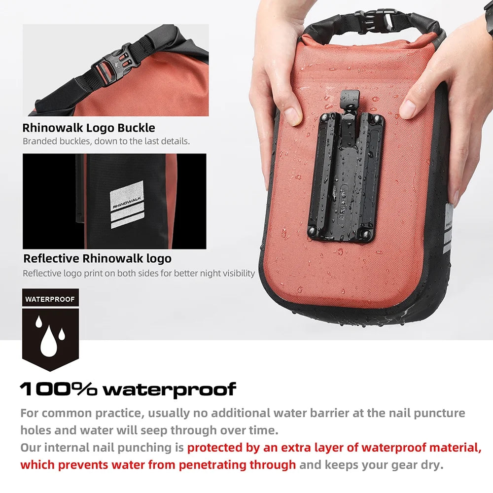 4L Bike Front Fork Bag Waterproof Cycling Bag F3211