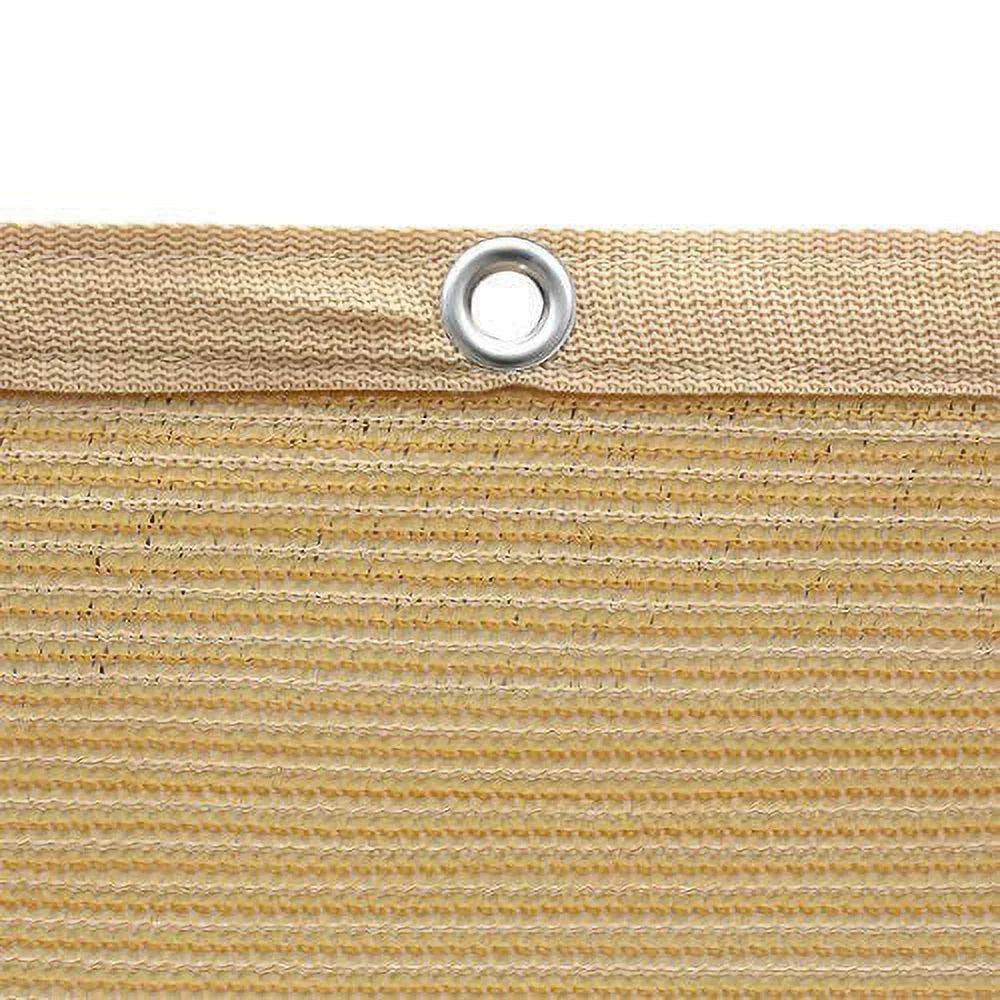 10' x 12' Wheat Shade Cloth with Grommets M6525