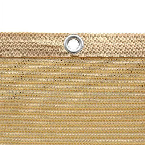 10' x 12' Wheat Shade Cloth with Grommets M6525