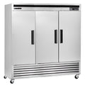 Triple Door Reach-In Freezer, Bottom Mount, 81"W, 72 cu. ft., Stainless Steel M2413