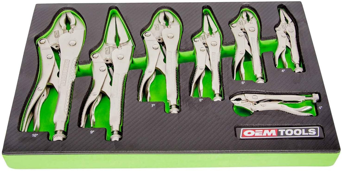 7 Piece Locking Pliers Set with EVA Tray W32151