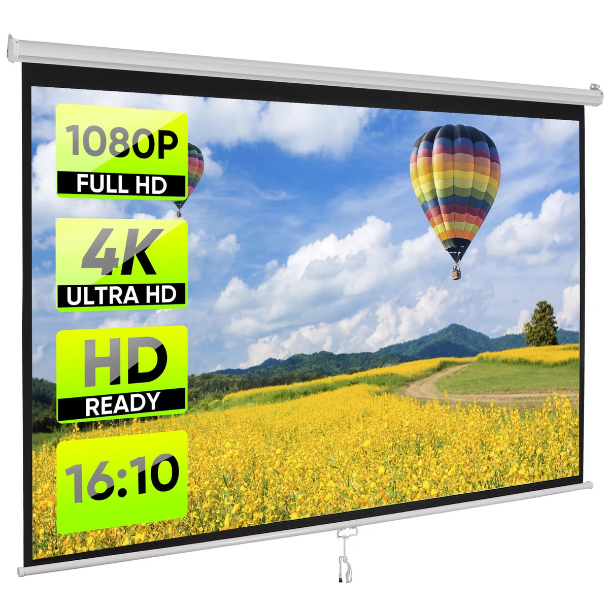 100 inch 16:10 HD 4K Projector Screen F781