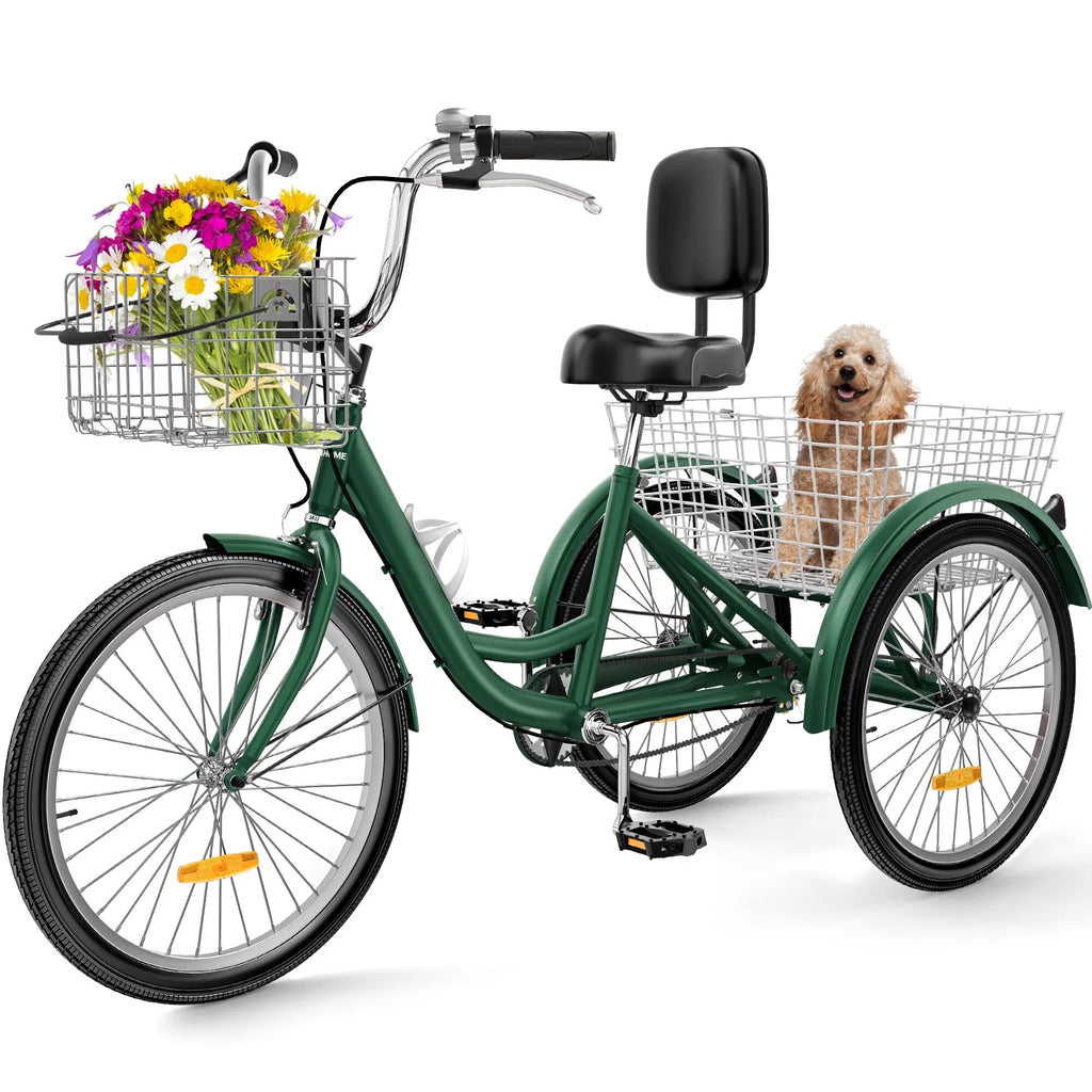 Blue 26 Adult Tricycle 3 Wheel Bike R631