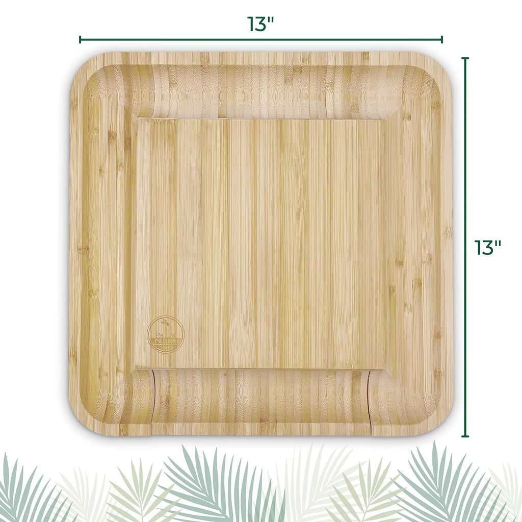 Bamboo Cheese Board and Knife Set H39852